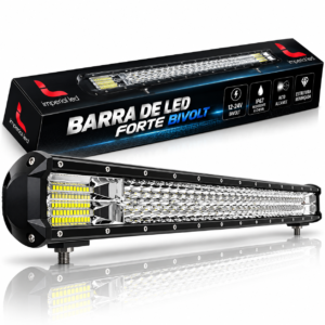 BARRA DE LED FORTE COLHEITADEIRA PICK-UP 432W 80CM REFORÇADA