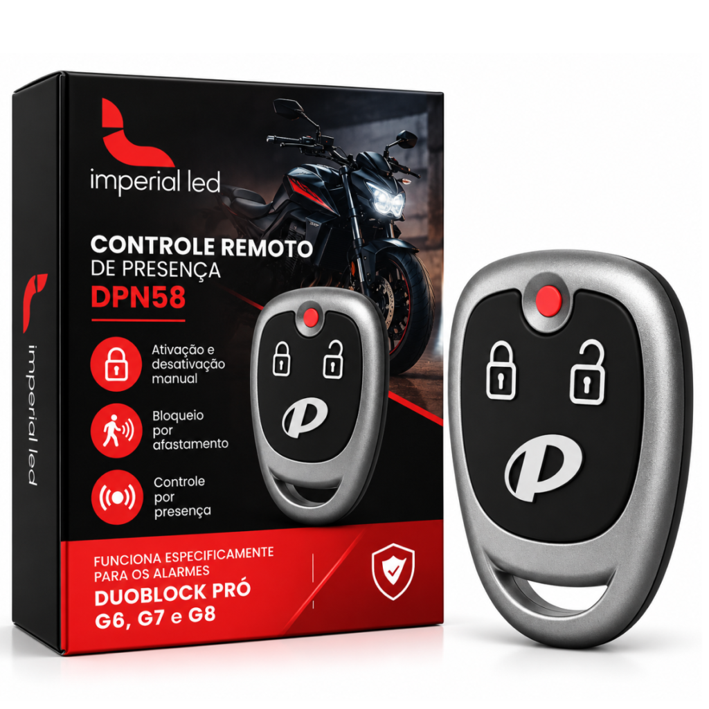 CONTROLE REMOTO PARA ALARME POSITRON DPN58 DUOBLOCK PRO G6 G7 G8